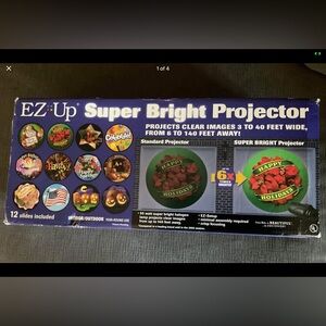 Holiday Projector with Festive Slides